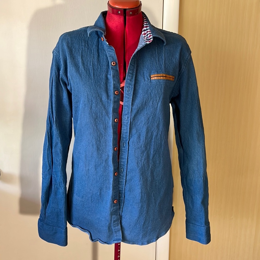 Coof Andy Heavy Denim Shirt SZ L